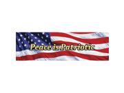 ClearVue Graphics Window Graphic 16x54 US Flag 2 Peace is Patriotic PAT 028 16 54