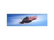 ClearVue Graphics Window Graphic 16x54 Wings of Freedom Blue PAT 038 16 54