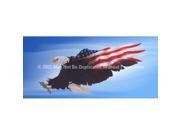 ClearVue Graphics Window Graphic 30x65 Wings of Freedom Blue PAT 038 30 65