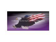 ClearVue Graphics Window Graphic 30x65 Wings of Freedom Purple PAT 039 30 65