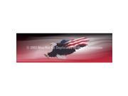 ClearVue Graphics Window Graphic 20x65 Wings of Freedom Red PAT 040 20 65