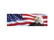 ClearVue Graphics Window Graphic 20x65 US Flag 2 with Eagle PAT 004 20 65