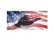 ClearVue Graphics Window Graphic 30x65 Wings of Freedom Flag 2 PAT 045 30 65