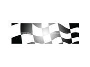 ClearVue Graphics Window Graphic 20x65 Checkered Flag with Light Center RCN 003 20 65