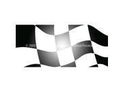ClearVue Graphics Window Graphic 30x65 Checkered Flag with Light Center RCN 003 30 65
