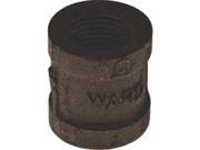 Ward Manufacturing 351816 Black Malleable Coupling 1 In. X .25 In.