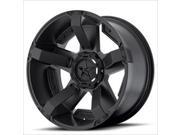 Wheel Pros 179086712N Xd811 Rockstat Ii Matte Black Wheels 17 x 8 In.