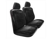 Pilot Automotive SC 417E Royal Velvet Seat Cover Black 3 Pieces