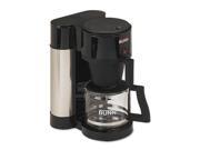 Bunn O Matic NHS 10 Cup Professional Home Coffee Brewer Stainless Steel Black