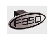 Defenderworx 60353 Ford F 350 Black Oval 2 in. Billet Hitch Cover