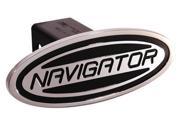 Defenderworx 63003 Ford Navigator Black Oval 2 in. Billet Hitch Cover