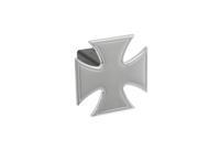DefenderWorx 61065 Iron Cross Polished 2 Inch Billet Hitch Cover