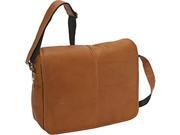David King Co 161T Flap Over Messenger with Back Trolley Tan