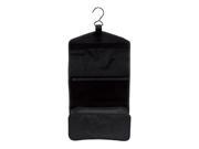 Royce Leather 264 BLACK 11 Hanging Toiletry Bag Black
