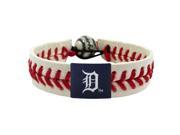GameWear CB MLB DET Detroit Tigers Classic Baseball Bracelet in White and Red