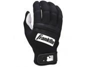 Franklin Sports 10184F6 MLB Adult Cold Weather Batting Glove Pearl Black XX Large