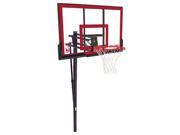 Spalding 88354PR 48 in. Polycarbonate In Ground Basketball System