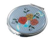 Visol VAC110 Bouquet Stainless Steel Compact Mirror