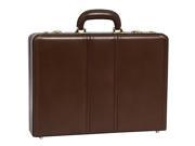 McKlien 80434 Daley 80434 Brown Leather Attache Case