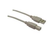 CableWholesale 10U2 02210 USB 2.0 Printer Device Cable Type A Male to Type B Male 10 foot