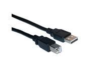 CableWholesale 10U2 02210BK USB 2.0 Printer Device Cable Black Type A Male to Type B Male 10 foot
