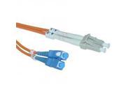 CableWholesale LCSC 11103 Fiber Optic Cable LC SC Multimode Duplex 62.5 125 3 meter 10 foot
