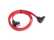 Link Depot 120 0226 Sata 6gbps Red Cable with Latch Right Angle 50cm