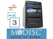 Produplicator MDISC03BD Write Once Read Forever 3 Burner M Disc Ready CD DVD Duplicator plus Free 5pk MDisc DVD