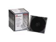 CD Storage Cases Jewel 25 PK Clear