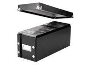 Ideastream Products IDESNS01521 Snap N Store CD Storage Box 30 CD Cap 5 .25x14x5 .75in. Black