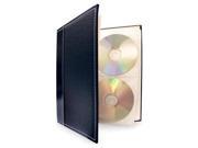 HandStands 11307PACK6 Bellagio Italia CD DVD Blu Ray Binder Storage System 2 Pack Black