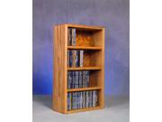 Wood Shed 403 1 Solid Oak desktop or shelf CD Cabinet