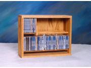 Wood Shed 206 18 Solid Oak Dowel Cabinet for CDs