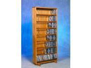 Wood Shed 806 24 Solid Oak Dowel Cabinet for CDs