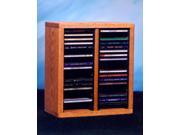 Wood Shed 209 1 Solid Oak desktop or shelf CD Cabinet