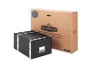 Bankers Box 00512 StaxOnSteel Storage Box Drawer Legal Steel Frame Black 6 Carton