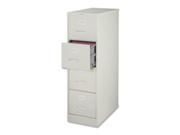 Lorell LLR60199 Vertical File 4 Drawer Legal 18in.x26 .50in.x52in. Light Gray