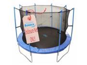 Upper Bounce UBNET 12 8 IS 12 ft. Trampoline Enclosure Safety Net Fits For 12 FT. Round Frames Using 8 Poles or 4 Arches poles not included