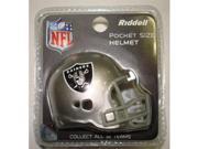 Creative Sports RPR RAIDERS Oakland Raiders Riddell Revolution Pocket Pro Football Helmet