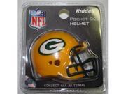 Creative Sports RPR PACKERS Green Bay Packers Riddell Revolution Pocket Pro Football Helmet