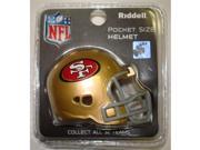 Creative Sports RPR SF49ers San Francisco 49ers Riddell Pocket Pro Football Helmet