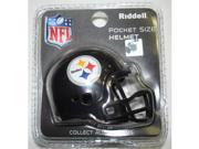 Creative Sports RPR STEELERS Pittsburgh Steelers Riddell Revolution Pocket Pro Football Helmet