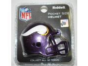 Creative Sports RPR VIKINGS Minnesota Vikings Riddell Revolution Pocket Pro Football Helmet