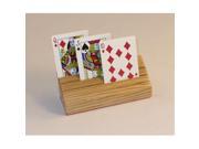 Square Root SQ11 Wood Card Holder Handcrafted Oak