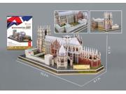 3D Puzzles CFMC121H Westminster Abbey 3D Puzzle 145 Pieces with Book