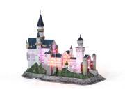 3D Puzzles CFL174H Neuschwanstein Castle Led 3D Puzzle 128 Pieces