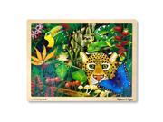 Lights Camera Interaction LCI3803 Rain Forest 48 Pc Wooden Jigsaw Puzzle
