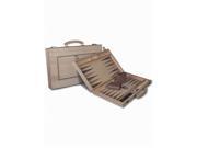 Sunnywood 2632 15 inch wooden backgammon set