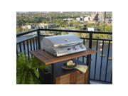 Outdoor Greatroom Company LG20i e 2 Cook Number Legacy 2 Stainless Steel 20 in. Electric Convection Grill with Black Vinyl cover.