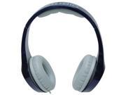MobileSpec MS51MB Studio Series Stereo Headphones with In Line Mic Midnight Blue